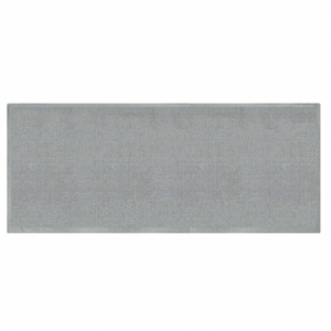 Tappeto bagno trama semplice grigio 100% cotone cm50x150
