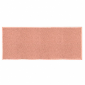 Tappeto bagno trama semplice rosa antico 100% cotone cm50x150