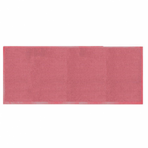 Tappeto bagno trama semplice rosso marsala 100% cotone cm50x150