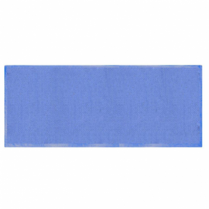 Tappeto bagno trama semplice azzurro 100% cotone cm50x150