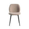 Sedia Glaede Tessuto Sabbia Struttura Metallo Cm 48x56h48,5/84,5