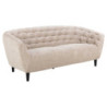 Divano Verrazzano 3 Posti Tessuto Sabbia Cm 191x84h78