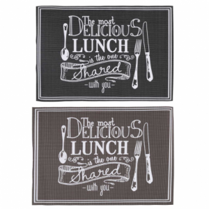 Tovaglietta confezione 4pz 2 colori assortiti cm45x30