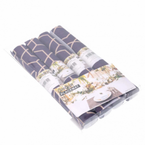 Zoom Tovaglietta plastica confezione 4pz rombi viola cm45x30