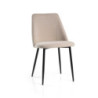 Sedia Molly Tessuto Sabbia Struttura Metallo Cm 49,2x57,5h48,5/84