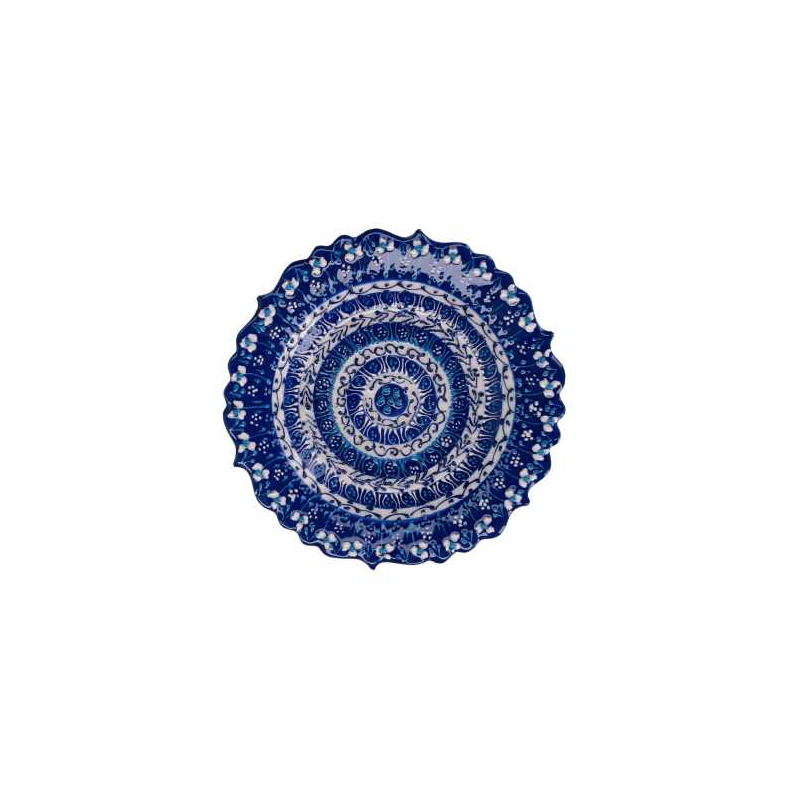 Svuotatasche ceramica blu cm ø18h2,5