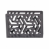 Portatovaglioli metallo frecce grigio rettangolare cm14,5x4x10