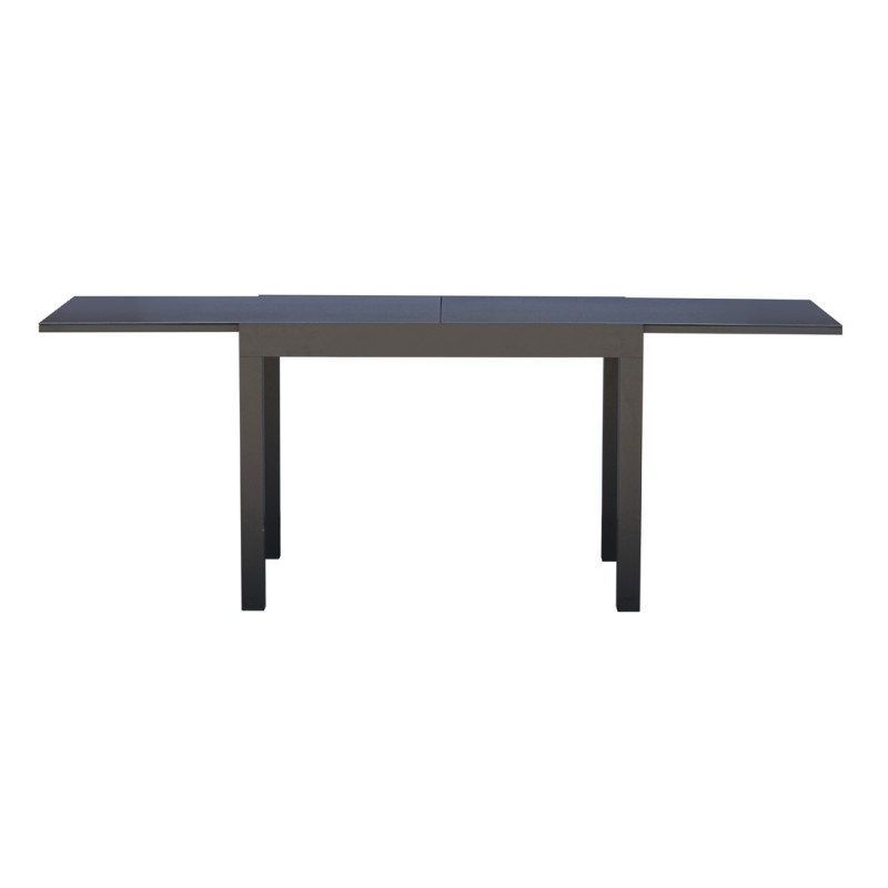 Tavolo Spalato allungabile 104-208x75 cm alluminio antracite