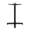 Base Tavolo Acciaio Peter Top Ghisa Nero Cm 55x55h73