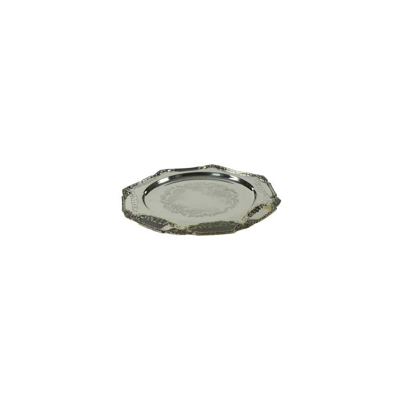Svuotatasche ottagonale silver bh-0166 Ø cm. 30