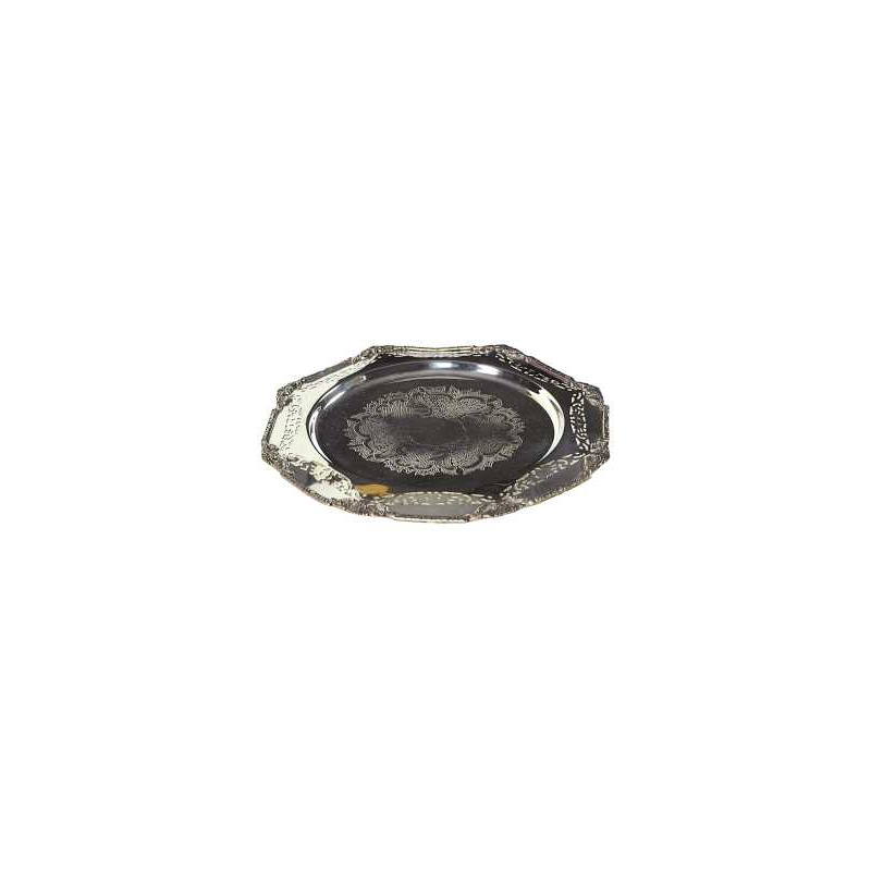 Svuotatasche ottagonale silver bh-0166 Ø cm. 30