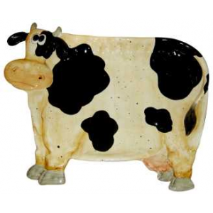 Svuotatasche mucca in ceramica sc-1813 cm. 35x 29 x 3