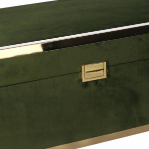 Scatola legno 1-2 verde rettangolare cm48x30h20