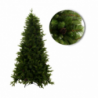 Albero Sinai verde c/pigne cmø117h180 con 1750 rami