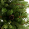 Albero Sinai verde c/pigne cmø137h240 con 2982 rami
