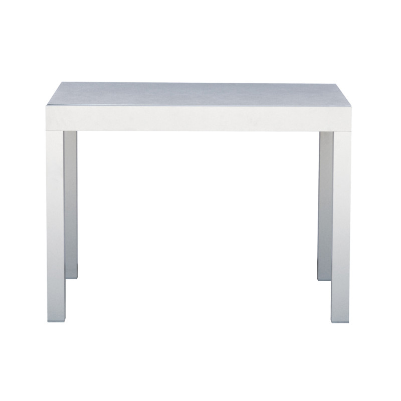Tavolo Spalato allungabile 104-208x75 cm alluminio bianco