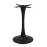 Base Tavolo Acciaio Harvin Nero Tondo Cm ø45h73,5