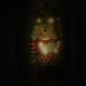 Zoom Soldatino resina con led verde cm26x18h48