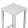 Sgabello Bar Metallo New Elma Bianco Cm 30x30h75