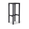 Sgabello Bar Fisso Metallo New Elma Antracite Cm 30x30h75