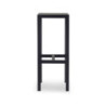 Sgabello Bar Fisso Metallo New Elma Antracite Cm 30x30h75