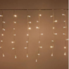 Luce tenda 200 led plastica bianco caldo cm 450