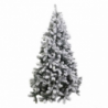 Albero Burnaby innevato 1124 rami verdecm ø142h240