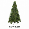 Albero monte Durando verde 1071 rami 370 LED cm ø107h180