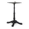 Base Tavolo Bistrot Ghisa 4 Zampe Nero Cm 43x43h72