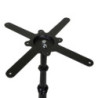 Base Tavolo Bistrot Ghisa 4 Zampe Nero Cm 43x43h72