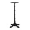 Base Tavolo Bar Bistrot Ghisa 4 Zampe Nero Cm 57x57h108