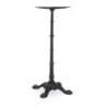 Base Tavolo Bar Bistrot Ghisa 4 Zampe Nero Cm 57x57h108