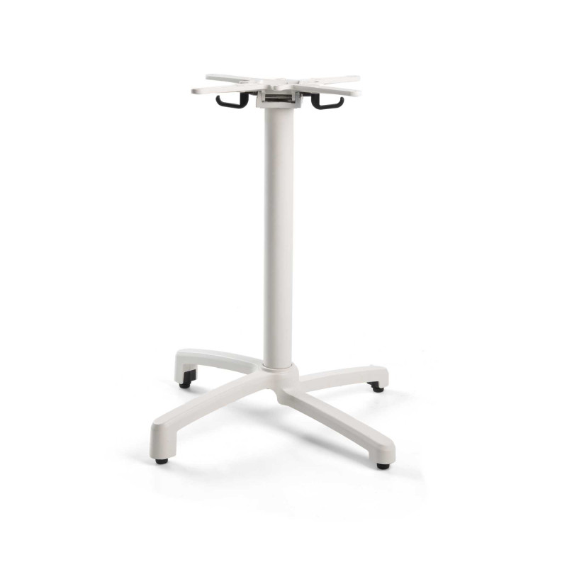 Base Tavolo Alluminio Ronan Autolivellante Ribaltabile Impilabile Cm 67x67h72