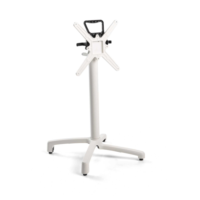 Base Tavolo Alluminio Ronan Autolivellante Ribaltabile Impilabile Cm 67x67h72