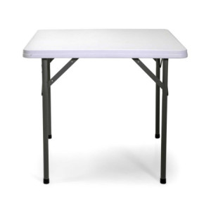 Tavolo Catering Ronda Bianco Quadro Cm 86x86h74