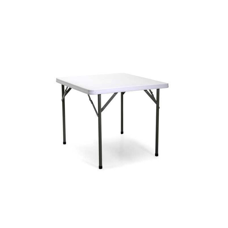 Tavolo Catering Ronda Bianco Quadro Cm 86x86h74