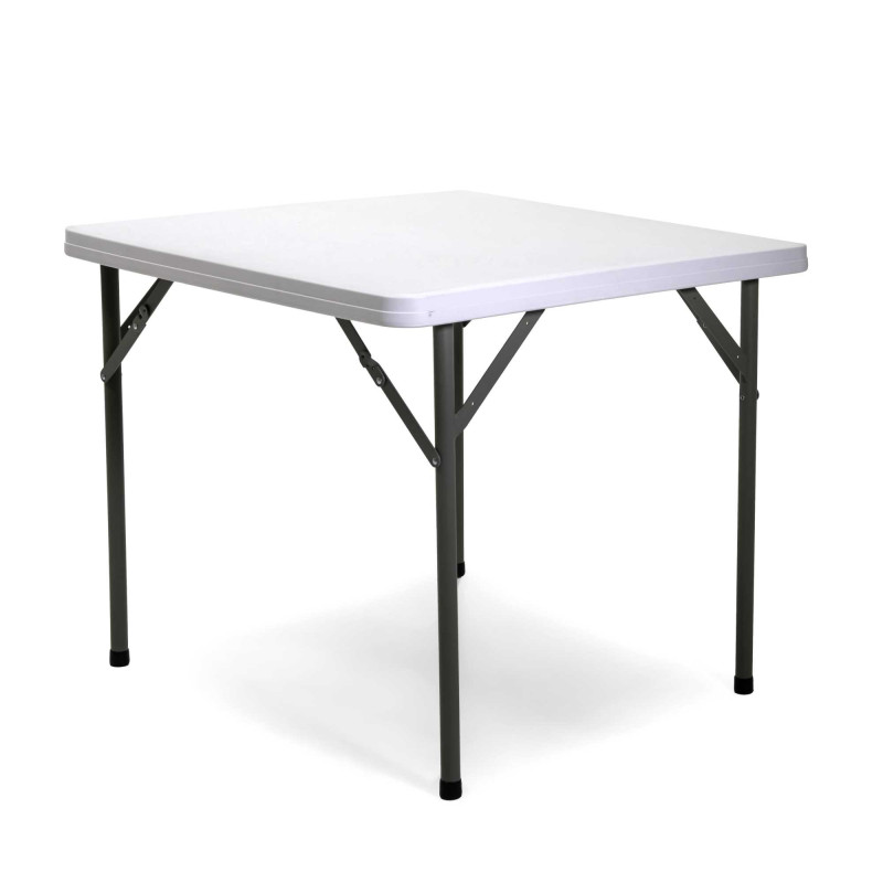 Tavolo Catering Ronda Bianco Quadro Cm 86x86h74