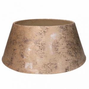 Copribase albero tessuto bronzo tondo cm ø56h25