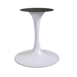 Base Tavolo Acciaio Percy Bianco Tondo Cm ø65h73,5