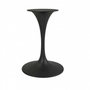 Base Tavolo Acciaio Percy Antracite Tondo Cm ø50h73,5