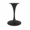 Base Tavolo Acciaio Percy Antracite Tondo Cm ø50h73,5