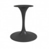 Base Tavolo Acciaio Percy Antracite Tondo Cm ø65h73,5