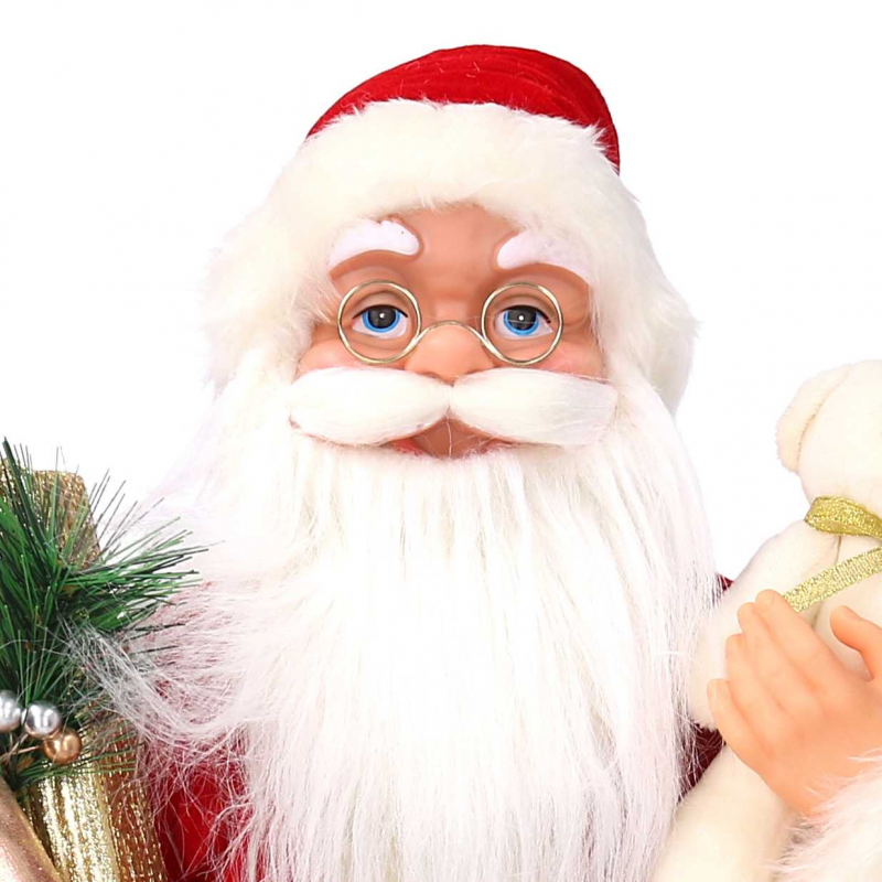 Babbo natale tessuto rosso cmh80