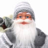 Babbo natale tessuto grigio cmh60