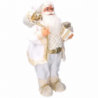Babbo natale tessuto bianco e oro cmh60