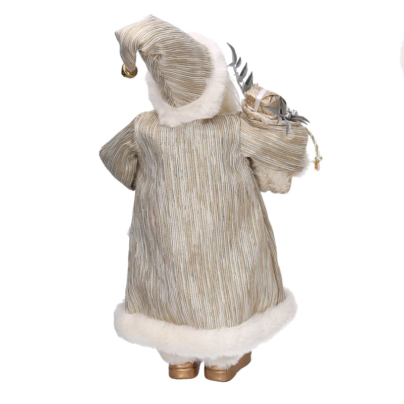 Babbo natale tessuto oro cmh45