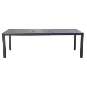Tavolo alluminio allungabile Naxos antracite 160-240x90 Moia