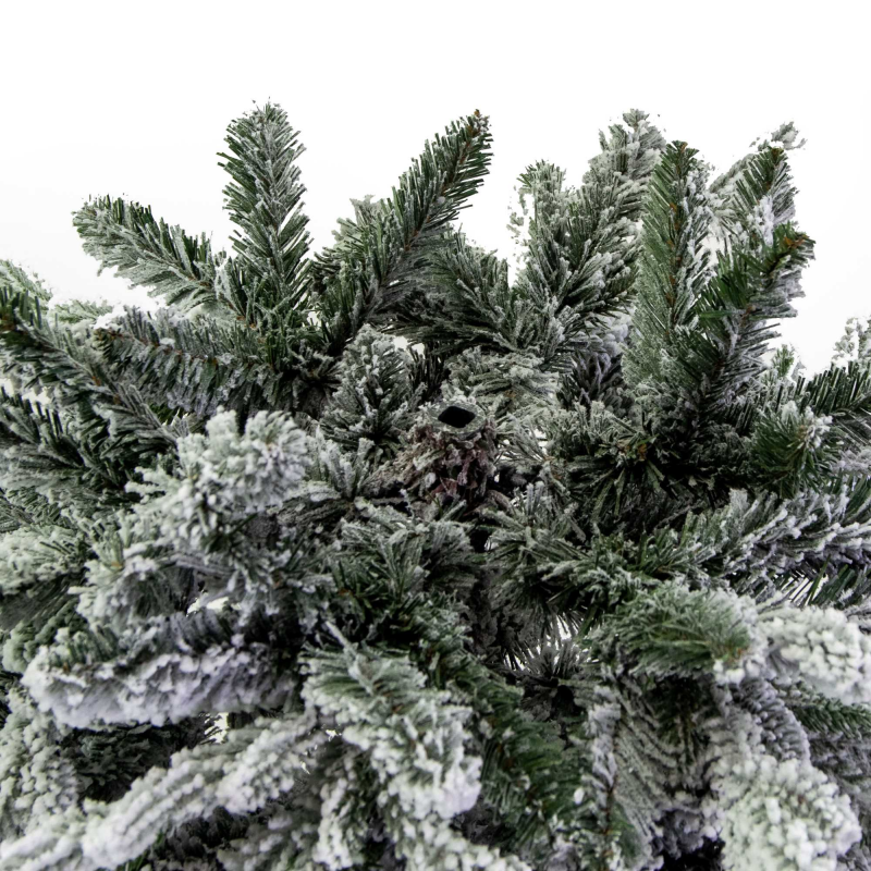 Albero Grinch slim innevato verde 2996 rami cm ø125h240