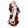 Babbo natale resina rosso cm 26,8x18h38,5