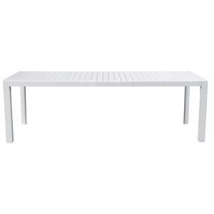 Tavolo Naxos allungabile alluminio bianco 160-240x90 cm giardino